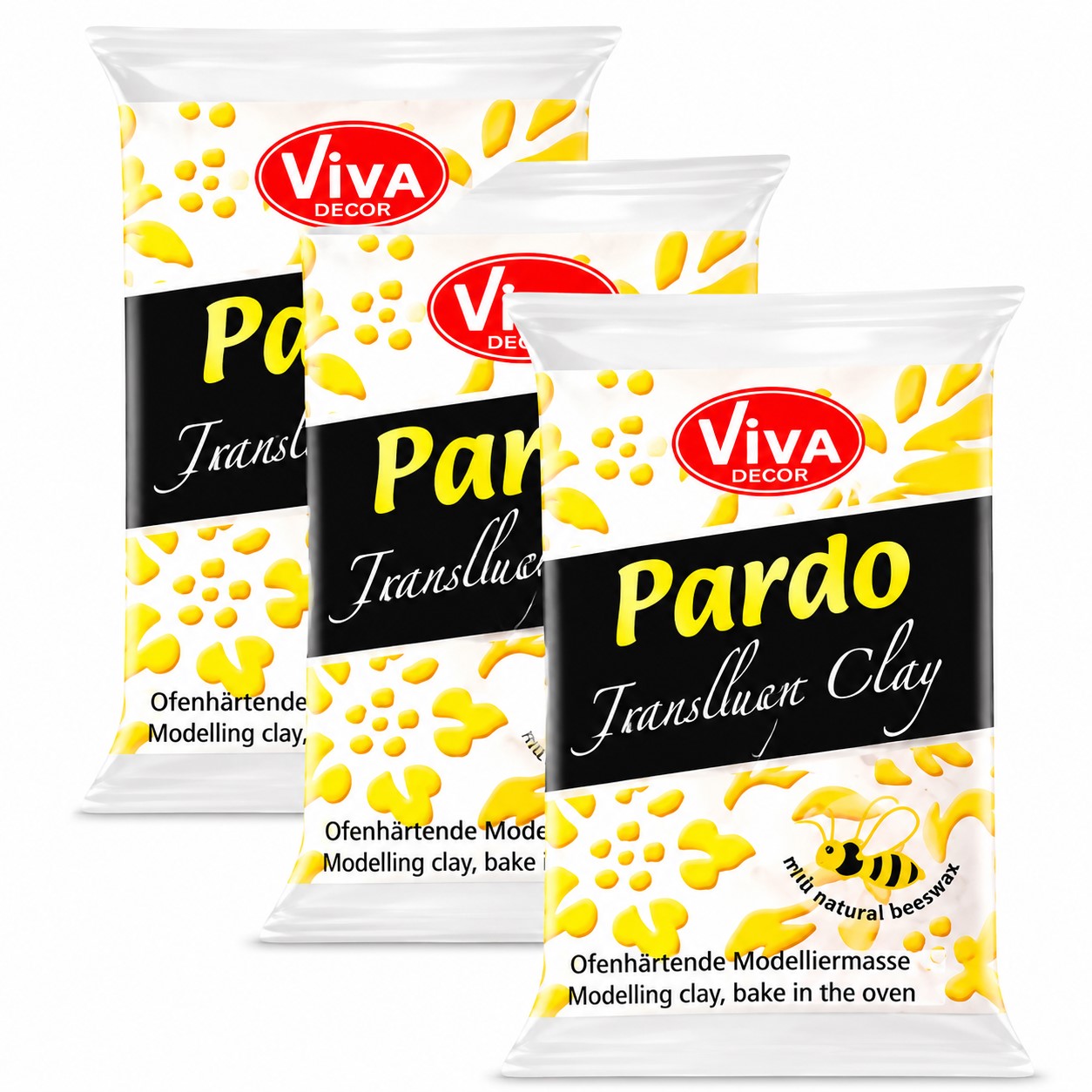 PARDO Jewelry Clay – Transparent (56g) (8 colores disponibles)